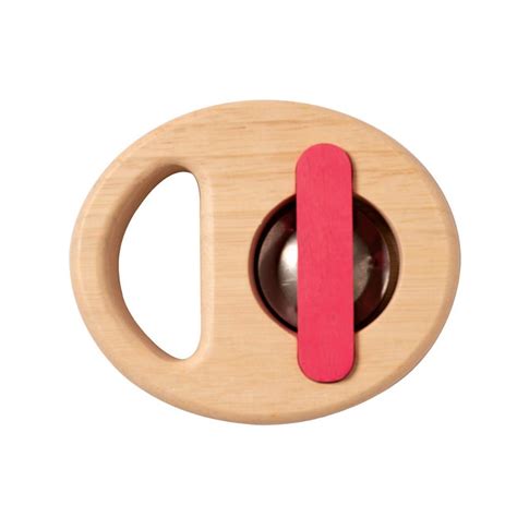 Toddler Musical Shapes Wooden Tambourine