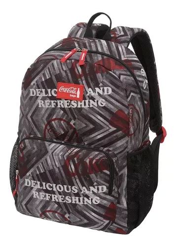 Mochila Costas G Coca Cola Daily Pacific 7844904 Color Black Diseño en