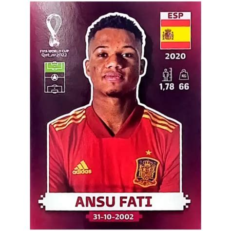 PANINI ORYX WM 2022 FIFA World Cup Qatar ESP17 Ansu Fati