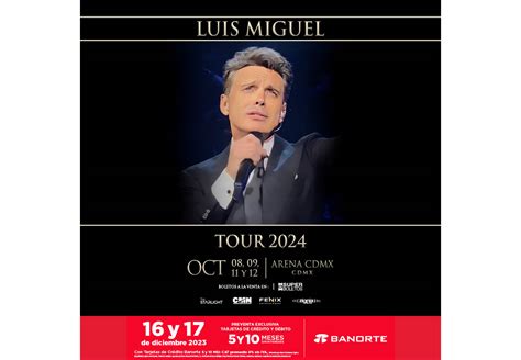 LUIS MIGUEL TOUR 2024 la gira extensa del Sol de México Conexion 360