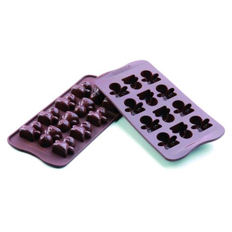 Moules Silicone Pour Chocolat Bonhommes X Silikomart