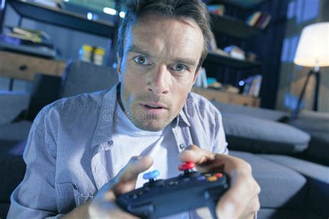 Handsome Gay Men Playing Console Games Together Stock Image Image Of Partners Couple 80610837