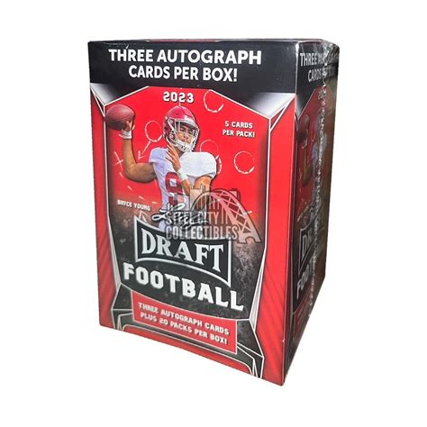 Leaf Draft Football Blaster Box Steel City Collectibles