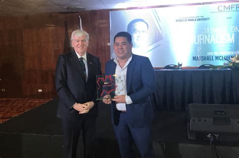 Abs Cbns Jeff Canoy Is 2018 Marshall Mcluhan Fellow Abs Cbn News