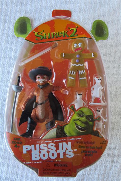 Shrek 2 Play Set Puss in Boots 2004 W/firing Hairball Sealed Package - Etsy