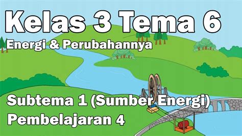 Kelas 3 Tema 6 Energi Dan Perubahannya Subtema 1 Sumber Energi