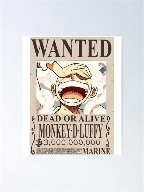 "bounty luffy" Poster by NA2SHOP | Redbubble