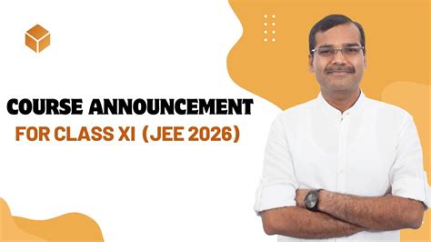 Course Announcement For Class Xi Jee Vikas Gupta Vg Sir