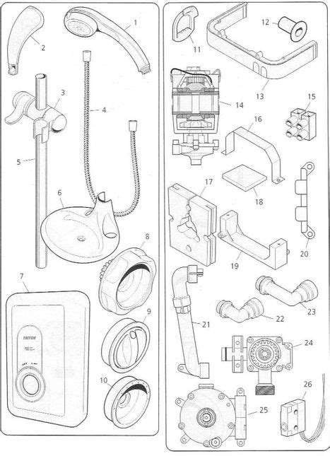 Triton All In One Power Shower Shower Sparestriton All In One Power