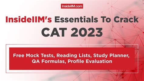 Master The CAT Exam 2023 CAT Preparation Syllabus And Mock Test