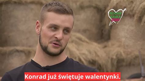 Konrad z Rolnik szuka żony już świętuje walentynki YouTube