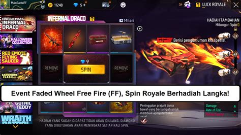 Event Faded Wheel Free Fire Ff Spin Royale Berhadiah Langka Esportsku