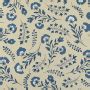 Tissu D Co Semi Panama Fleurs Folklores Traditionnelles Naturel