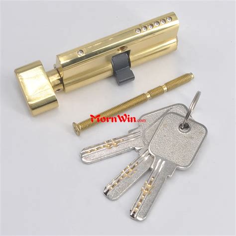 Euro Profile Cylinder Lock Brass Of Mortise Lock Cylinder With Thumb