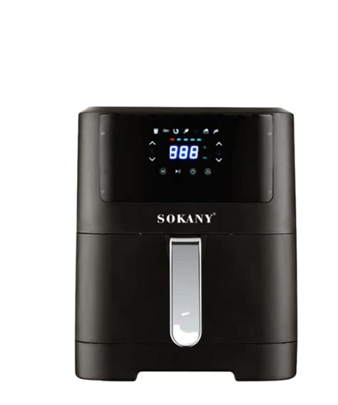 Sokany Sk Digital Air Fryer Oven L Grey Silver Watt