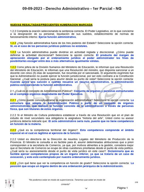 09 09 2023 Derecho Administrativo Pdf Regulación Ley Administrativa