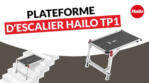 Plateforme De Travail Pour Les Escaliers Hailo Tp Youtube