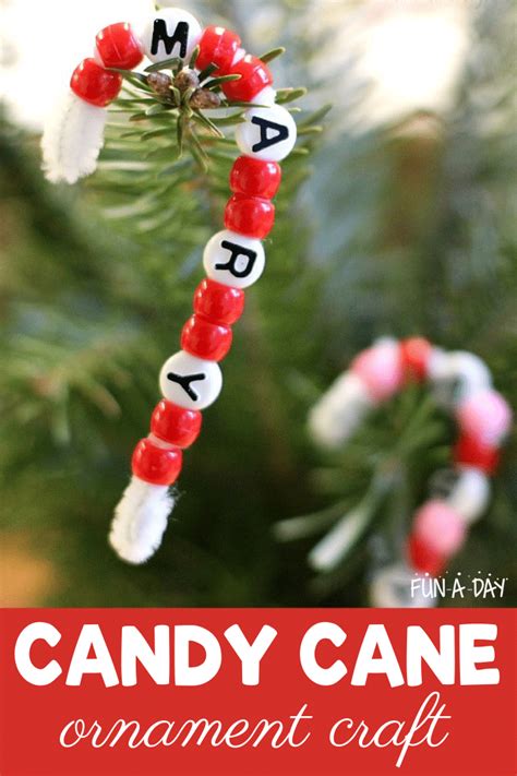 Simple Candy Ornament Crafts / Fingerprint Candy Cane Ornament Fspdt Xmas Crafts Christmas ...