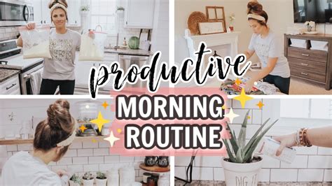 Productive Morning Routine 2020 Staying Motivated At Home Clean