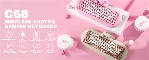 Yunzii C Wireless Mechanical Keyboard Layout Hot Swap Triple Mode Bt G Wired Rgb