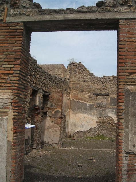 V E Pompeii May Entrance Doorway Looking East According To