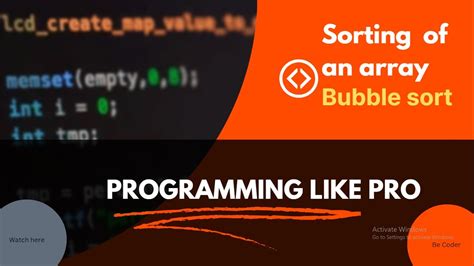 Bubble Sort Of The Array Sorting Of The Array How To Sort An