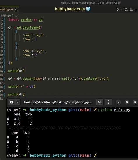 Pandas Create New Row For Each Element In List In Dataframe Bobbyhadz