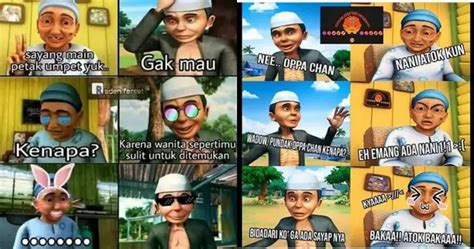 8 Meme lucu rayuan Tok Dalang ke Opah Upin Ipin ini bikin senyum