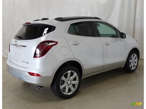 White Frost Tricoat 2019 Buick Encore Essence AWD Exterior Photo