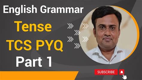 TCS Pattern English Grammar Tense TCS PYQ YouTube