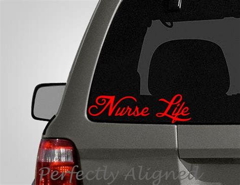 Nurse Life Vinyl Car Decal Medical Decal Car Decal