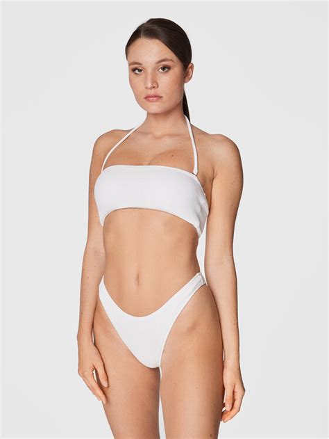 Seafolly Dół od bikini Sea Dive 40305 861 Biały Modivo pl