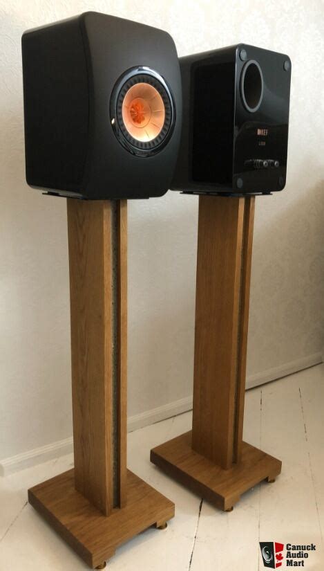 Kef Ls50 And Custom Solid Oak Stands New Price Photo 3338934