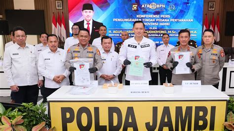 Kasus Mafia Tanah Di Jambi Diungkap Menteri AHY Potensi Kerugian Rp1