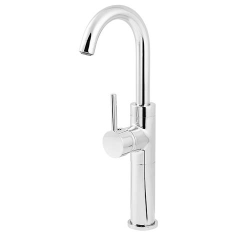 Goodhome Coggia 1 Lever Tall Contemporary Basin Mono Mixer Tap Diy At Bandq