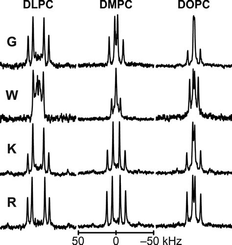 Deuterium Nmr Spectra For Ala Full Deuteration And Ala Partial