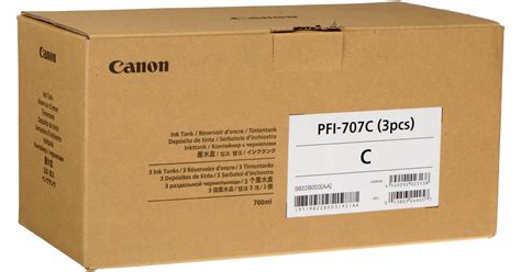 Canon Pfi C Cyan Ink Cartridge Ml Pack B Aa