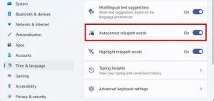 How To Disable Autocorrect For Touch Keyboard In Windows