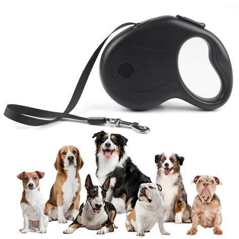 Charkool Retractable Dog Leash with Anti-Slip Handle One-Hand Brake，dog ...