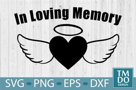 In Loving Memory SVG Memorial SVG Graphic By TMDOdesign Creative