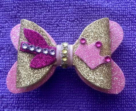 Lazo De Goma Eva Foami Purple Hair Bows Glitter Hair Bows Diy Hair