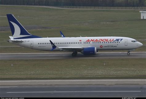 AnadoluJet Boeing 737 NG Max TC LAK Photo 101264 Airfleets Aviation