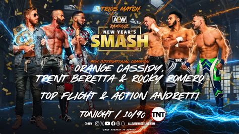 Cartelera Aew Rampage New Years Smash 29 De Diciembre De 2023