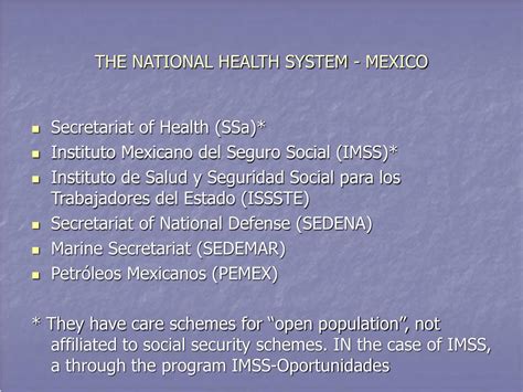 Ppt The Health Of The Indigenous Population In Mexico Powerpoint