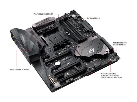 Asus Rog Crosshair Vi Extreme Am4 Extended Atx Amd Motherboard Neweggca