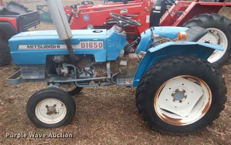 Mitsubishi D1650 Tractor In Ada Ok Item Gd9042 Sold Purple Wave