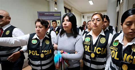 Betssy Chávez Pide Al Poder Judicial El Cese De Su Prisión Preventiva