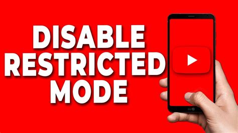 How To Disable Restricted Mode On Youtube Youtube