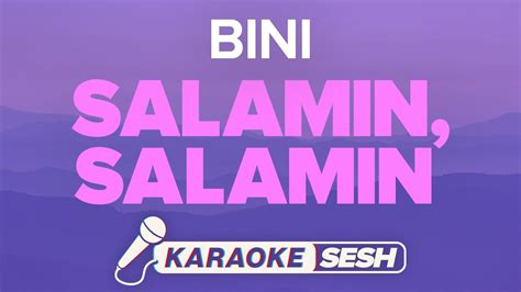 Bini Salamin Salamin Karaoke Youtube