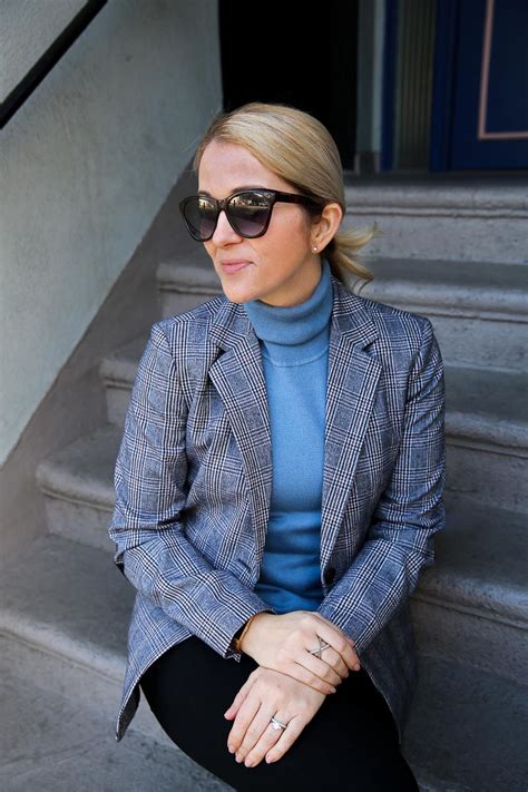 Turtleneck And Blazer Outfit For Women Lucis Morsels